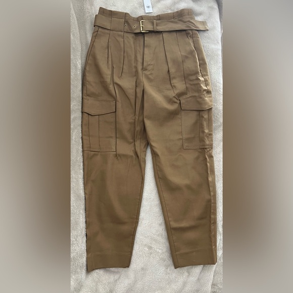 Banana Republic Belted Pleated Cargo Pants - Picture 1 of 4